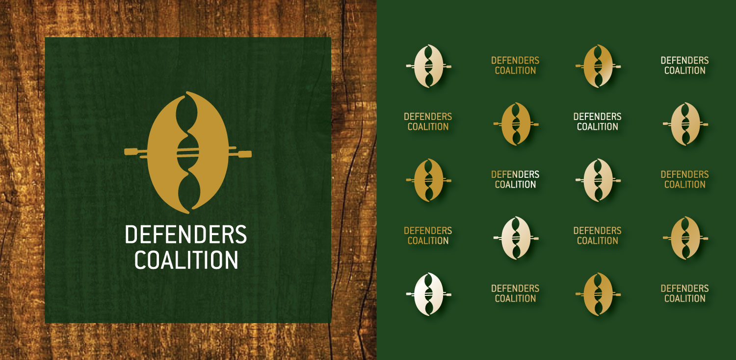 Defenders Coalition logo design and media banner design