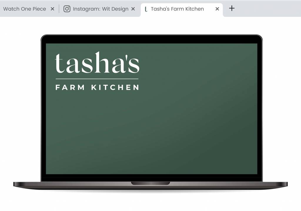 Tasha's Farm Kitchen Logo Design website