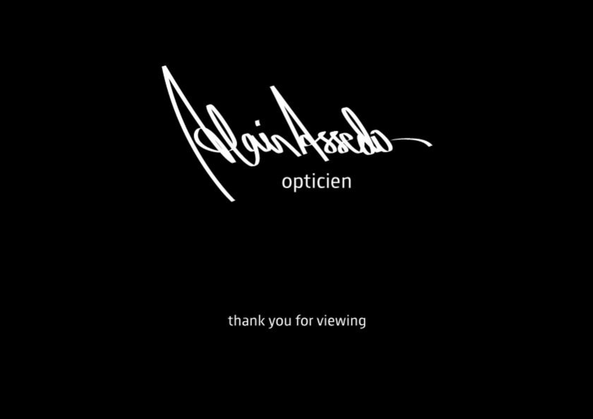 Alain Assedo Opticien Logo Design thank you