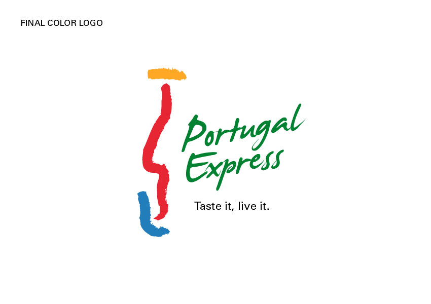Portugal Express restaurant logo design