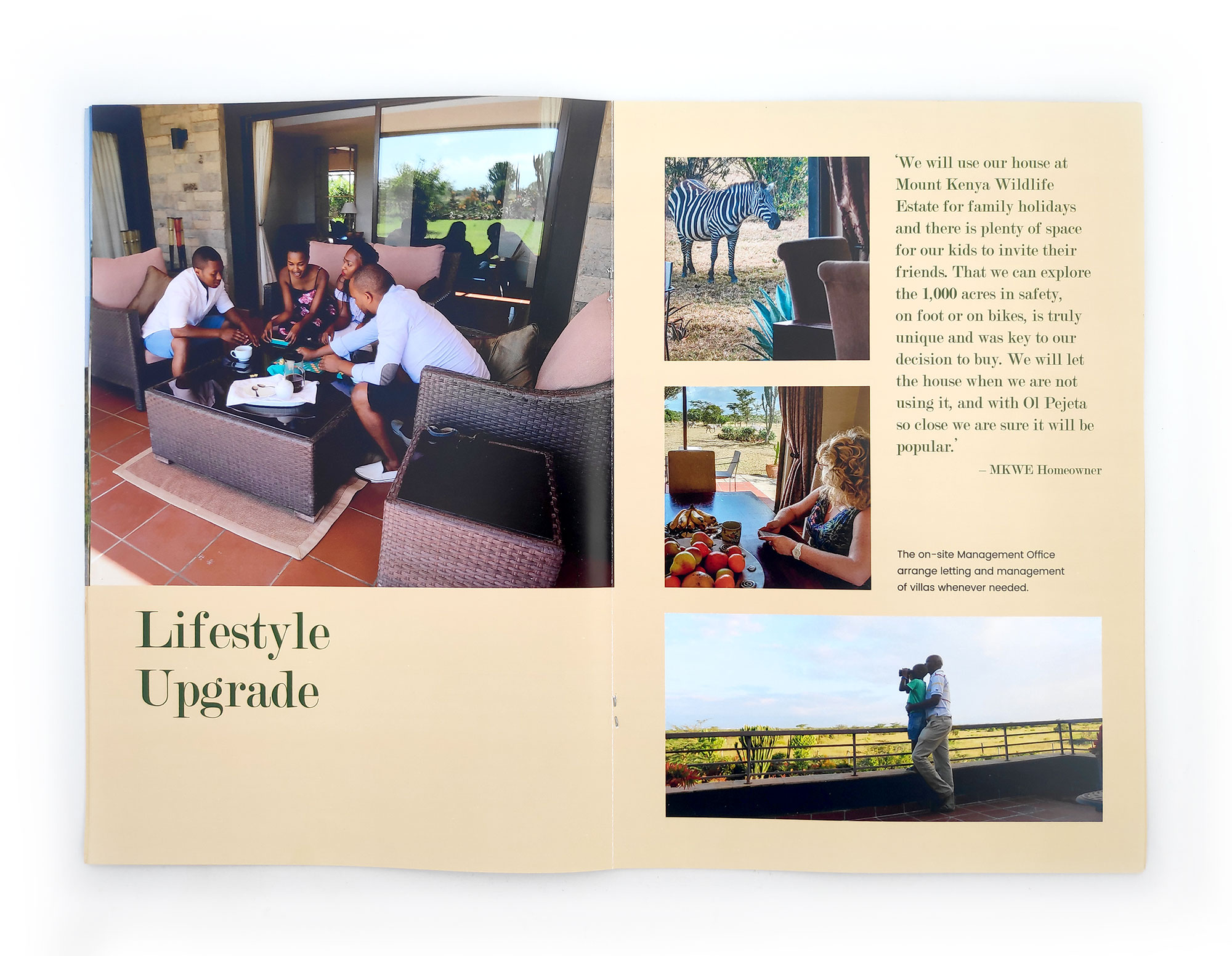 Mount Kenya Wildlife Estate Company Profile Design page 4